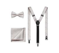 OLYMP Hosenträger+Schleife+Einstecktuch Herren beige, OneSize