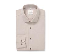 OLYMP - Body fit: Businesshemd 24/Seven beige - Gr. - 44