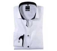 OLYMP Level Five, Business Hemd, body fit, Grau, Extra langer Arm, Kent, 40 (0767696740)