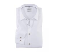 OLYMP Level Five Body Fit Hemd weiss, Einfarbig