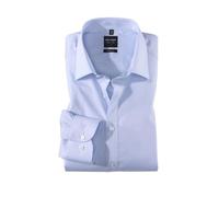 Olymp Herren Hemd Level 5 Body Fit Langarm, Bleu, 43