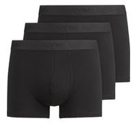 OLYMP Herren Boxershorts 3er-Set,Untershosen,Pants,Shorts,Unterwäsche,Basics,Einfarbig,Anliegende Passform,schwarz 68,XXL