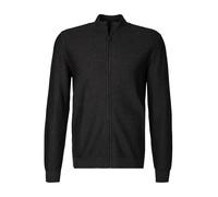 OLYMP Casual Modern Fit Strickjacke anthrazit, Einfarbig