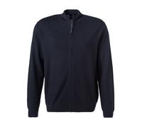 OLYMP Cardigan Herren Regular Fit Merinowolle blau, XL