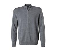 OLYMP Cardigan Herren Regular Fit Merinowolle grau, L