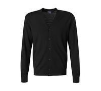 OLYMP Herren Strickjacke 978 Knit Casual Single Jersey Regular Fit Schwarz Größe XXL