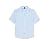 OLYMP - Casual Fit - Kurzarmhemd blau - Gr. - M