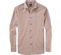 OLYMP Casual, Freizeithemd, regular fit, Beige, Kent, M (40194420M)