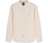 Langarmhemd OLYMP "OLYMP Casual, Regular Fit, Kent", Herren, Gr. M, Normaler Arm, beige, 100% Baumwolle, Hemden (96438406-M) beige
