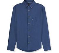 Langarmhemd OLYMP "OLYMP Casual, regular fit, Button-down", Herren, Gr. XXL, Normaler Arm, marine, 100% Baumwolle, Hemden (56005759-XXL) marine