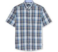 Kurzarmhemd OLYMP "OLYMP Casual, regular fit, Button-down", Herren, Gr. XL, Normaler Arm, marine, 100% Baumwolle, Hemden (93489240-XL) marine