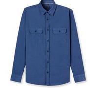 OLYMP Hemd Level Five Herren Cordhemd Regular Fit Kentkragen Jeansblau Größe XL