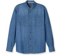 OLYMP Herren Freizeithemd Langarm Casual,Twill,059 Casual 22,01 Kent-Kragen,blau 15,XXL