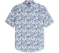 OLYMP Casual, Freizeithemd, Regular Fit, Blau, Kurzarm, Kent, L (40101215L)
