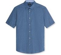 Kurzarmhemd OLYMP "OLYMP Casual, Regular Fit, Kent", Herren, Gr. M, Normaler Arm, blau (marine), 100% Baumwolle, Hemden (45274267-M) marine