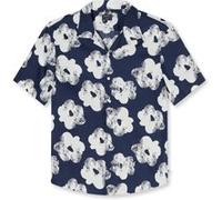 OLYMP Casual, Freizeithemd, Regular Fit, Blau, Kurzarm, Reverskragen, M (40071218M)