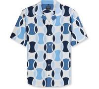 OLYMP Casual Regular Fit Hemd Kurzarm blau