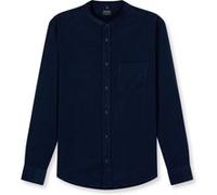 OLYMP Casual, Freizeithemd, regular fit, Blau, Stehkragen, M (40328418M)