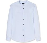 OLYMP Hemd Herren Regular Fit Langarm Baumwolle blau, L