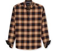 OLYMP Casual, Freizeithemd, regular fit, Braun, Karo, Button-down, M (40668427M)