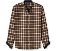 Langarmhemd OLYMP "OLYMP Casual, regular fit, Button-down", Damen, Gr. S, Normaler Arm, nougat, 100% Baumwolle, Hemden Langarmhemd (14621032-S)