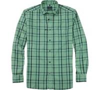 OLYMP Casual, Freizeithemd, regular fit, Grün, Karo, Kent, M (40327442M)
