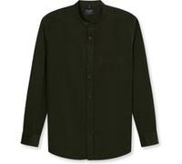 OLYMP Casual, Freizeithemd, regular fit, Grün, Stehkragen, L (40328445L)