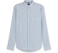 Langarmhemd OLYMP "OLYMP Casual, regular fit, Button-down", Herren, Gr. XL, Normaler Arm, smaragd, 100% Baumwolle, Hemden (66599645-XL) smaragd