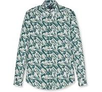 Langarmhemd OLYMP "OLYMP Casual, regular fit, Kent", Herren, Gr. M, Normaler Arm, oliv, 100% Baumwolle, Hemden (63068365-M) oliv