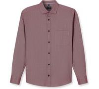 OLYMP Level Five Slim Fit Freizeithemd mit Kentkragen in Rot, Größe M