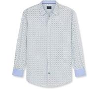 Langarmhemd OLYMP "OLYMP Casual, regular fit, Kent", Herren, Gr. XL, Normaler Arm, sanftes weiß, 100% Baumwolle, Hemden (75947636-XL) sanftes weiß