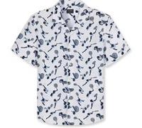Kurzarmhemd OLYMP "OLYMP Casual, regular fit, Reverskragen", Herren, Gr. XL, Normaler Arm, weiß, 70% Baumwolle, 30% Leinen, Hemden (63609429-XL) weiß
