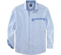 OLYMP Casual, Freizeithemd, relaxed fit, Blau, Streifen, Kent, L (40924411L)