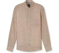 OLYMP Casual, Leinenhemd, regular fit, Braun, Kent, S (40707422S)