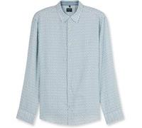 Langarmhemd OLYMP "OLYMP Casual, regular fit, Kent", Herren, Gr. XL, Normaler Arm, smaragd, 100% Leinen, Hemden (74664530-XL) smaragd