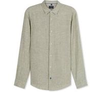 OLYMP Casual, Leinenhemd, regular fit, Oliv, Kent, 3XL (404014473XL)