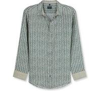 Langarmhemd OLYMP "OLYMP Casual, regular fit, Kent", Herren, Gr. XXL, Normaler Arm, oliv, 100% Leinen, Hemden (79258459-XXL) oliv