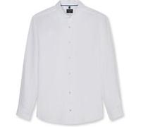 OLYMP Casual, Leinenhemd, Regular Fit, Weiß, Kent, S (28881000S)