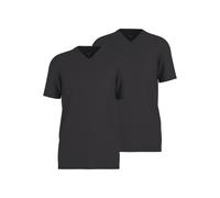 OLYMP Casual modern fit T-Shirt 2er Pack Herren schwarz, S