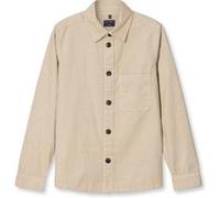 Businesshemd OLYMP "OLYMP Casual, Overshirt, Freizeithemd, Kent", Herren, Gr. L, Normaler Arm, sanftes weiß, 100% Baumwolle, Hemden (99416846-L) sanftes weiß