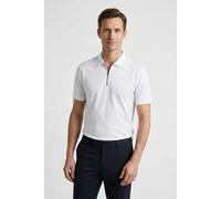 OLYMP Casual Regular Fit Poloshirt Kurzarm weiss
