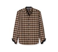 OLYMP Casual Regular Fit Flanellhemd braun, Kariert