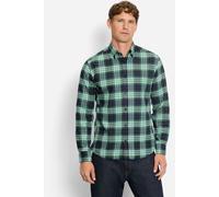 OLYMP Casual Regular Fit Flanellhemd grün, Kariert