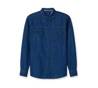 OLYMP Casual Regular Fit Hemd blau, Einfarbig