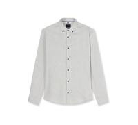 OLYMP Casual Regular Fit Hemd grau, Einfarbig