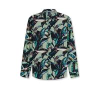 Langarmhemd OLYMP "OLYMP Casual, regular fit, Kent", Herren, Gr. M, Normaler Arm, oliv, 100% Baumwolle, Hemden (54493963-M) oliv