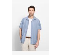 Kurzarmhemd OLYMP, Herren, Gr. 3XL, N-Gr, blau, Obermaterial: 100% Baumwolle, regular fit normal, Hemden, Freizeithemd, regular fit, Reverskragen (65563869-XXXL) blau