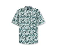 Kurzarmhemd OLYMP "OLYMP Casual, regular fit, Kent", Herren, Gr. M, Normaler Arm, oliv, 100% Baumwolle, Hemden (49304727-M) oliv