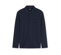 Poloshirt OLYMP "OLYMP Casual Wirk, Polo langarm", Herren, Gr. L, marine, 89% Baumwolle, 11% Polyester, Shirts (39663100-L) marine
