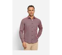 OLYMP Casual Regular Fit Hemd rot, Fischgrat